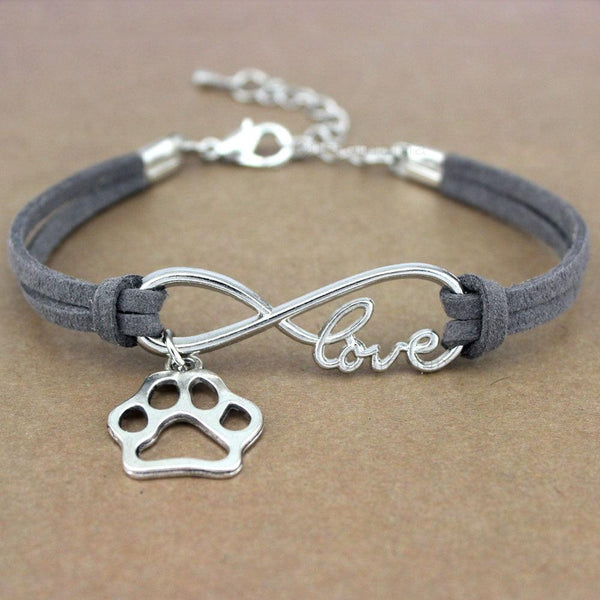 Pulseira Amor Infinito - Cães e Gatos - Fino Brilho