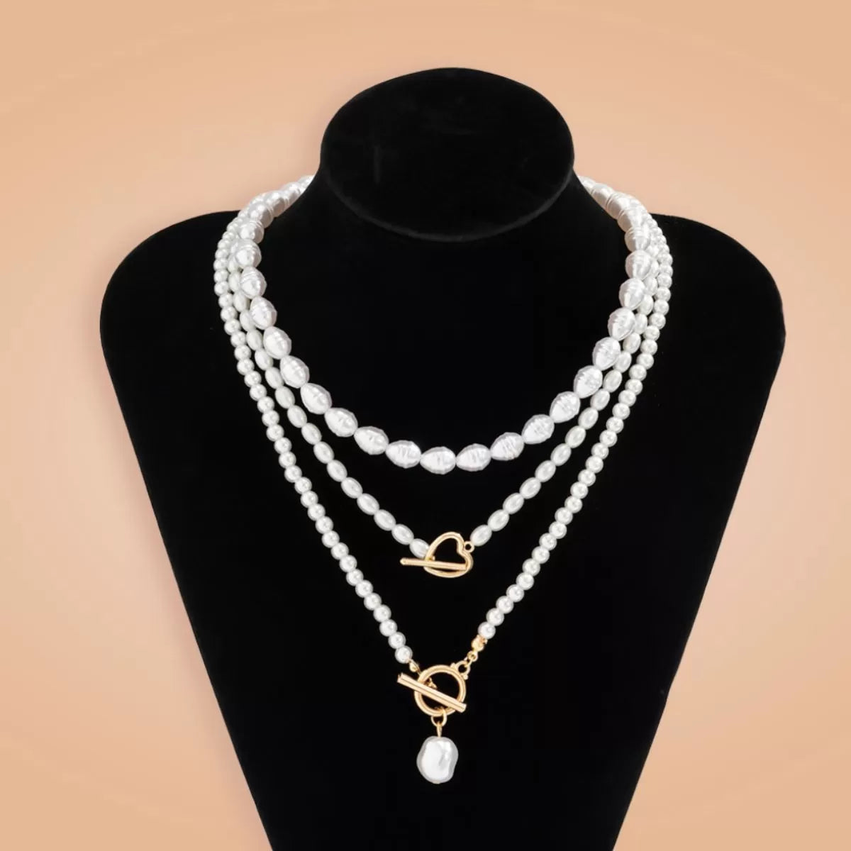 Conjunto de Colares Majestic Pearls - Compre 1 e Leve 3